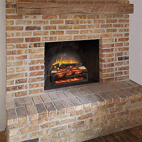 LegendFlame 23" W Free Standing Electric Fireplace Log Set (EF290), Fireplace Insert, Heater 750W/1500W, Crackling Sound, Remote Control