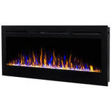 Regal Flame Lexington 35" Crystal Built in Wall Ventless Heater Recessed Wall Mounted Electric Fireplace