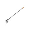 FLY HAWK Steel Fire Pit Poker Stick，32 lnch Long-with Wooden Handle-Outdoor Heavy Metal Camping Fireplace Tools-Antique Exterior Bonfire Accessories (1)