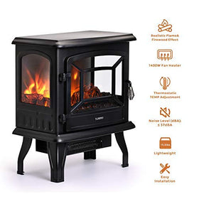 TURBRO Suburbs 20" 1400W Electric Fireplace Stove