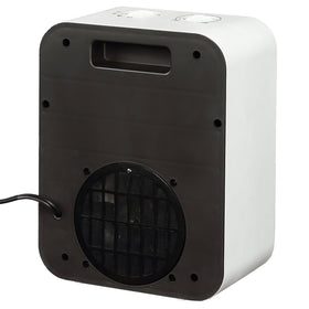 PuraFlame 1250W Clara White 9-Inch Mini Portable Electric Heater, White