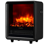 PuraFlame 12" Octavia Portable Electric Fireplace Heater, 1500W, Black