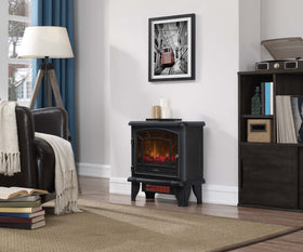 Duraflame Electric DFI-550-36 Infrared Quartz Fireplace Stove Heater, Black