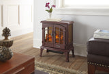 e-Flame USA Jasper Electric Fireplace Stove 23-inches Rustic Red